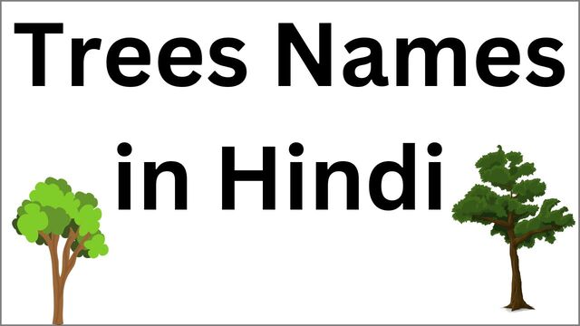 Trees Names in Hindi 
